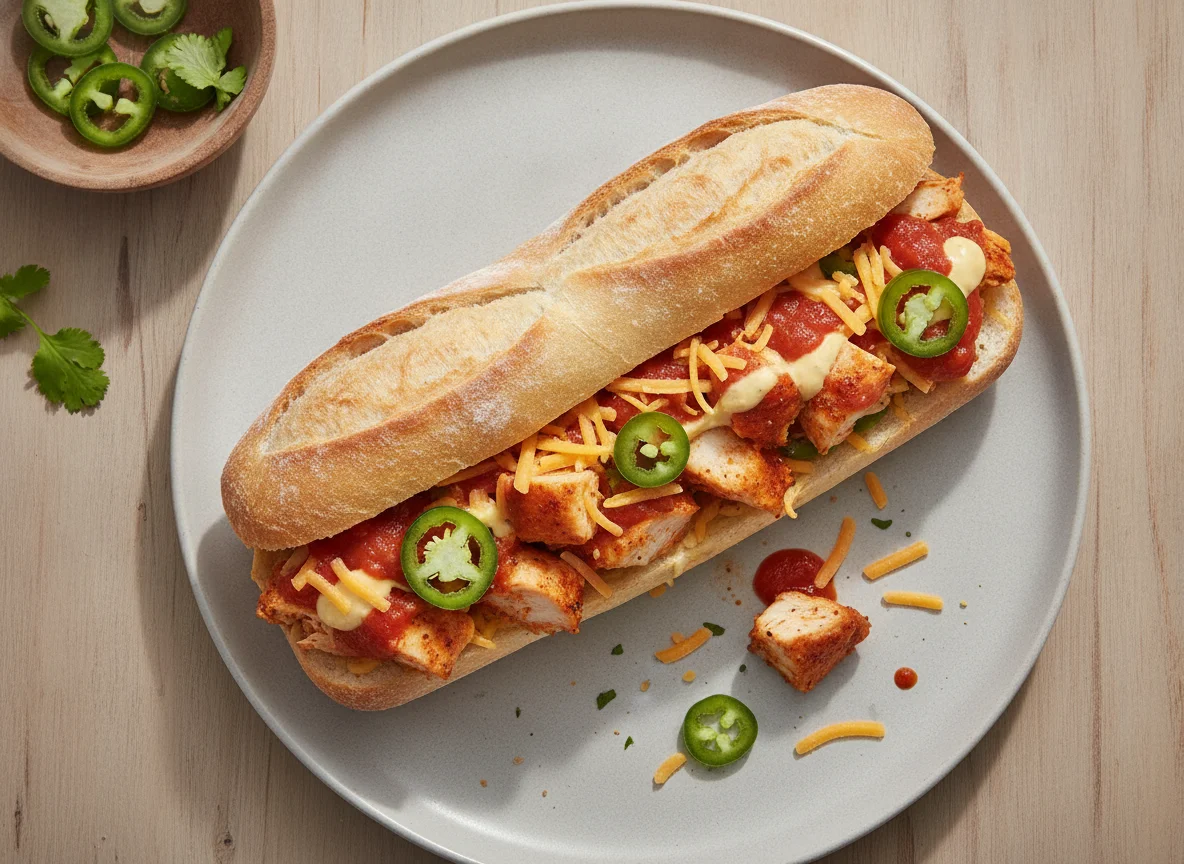 Greggs Mexican Chicken Baguette photo