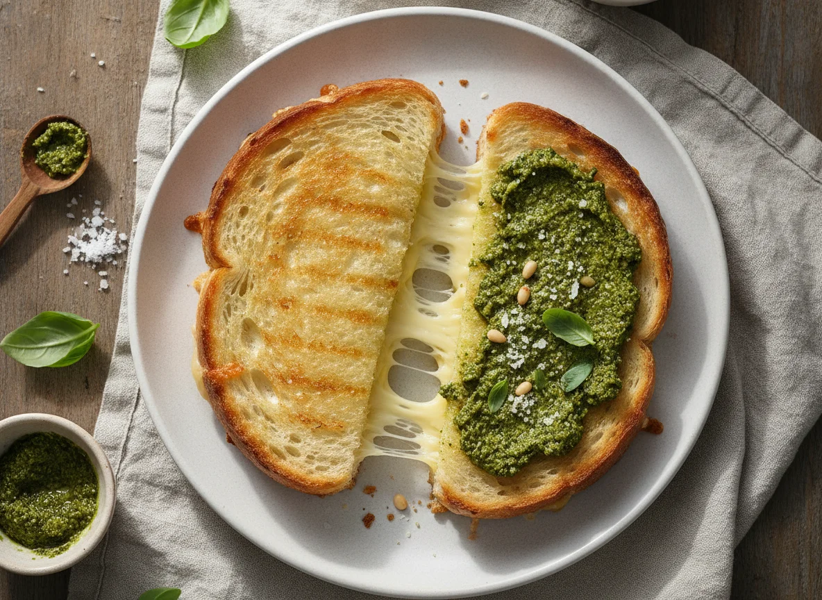 Grilled Cheese and Pesto Toast photo