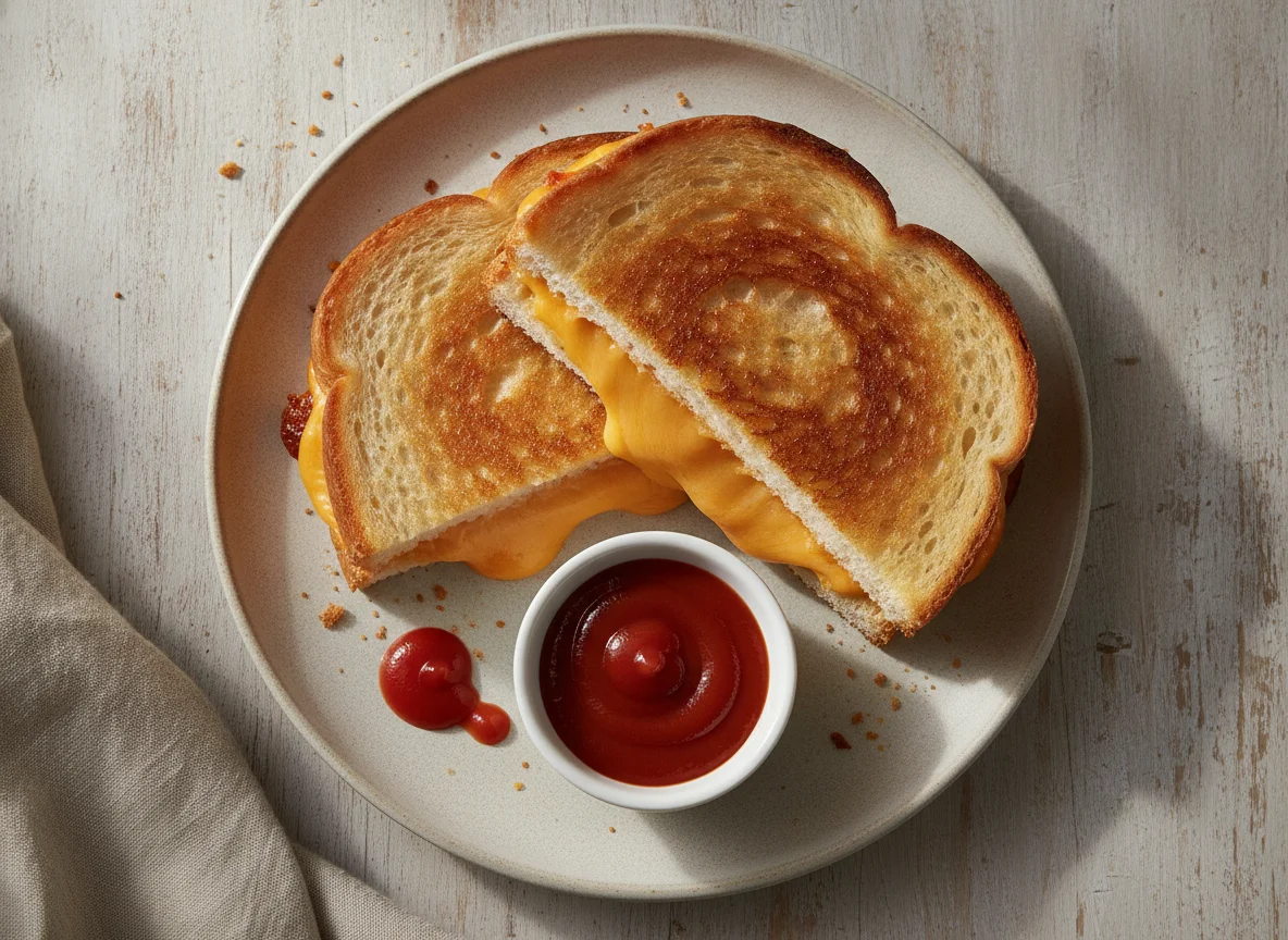 Grilled Cheese Sandwich with Sauce photo