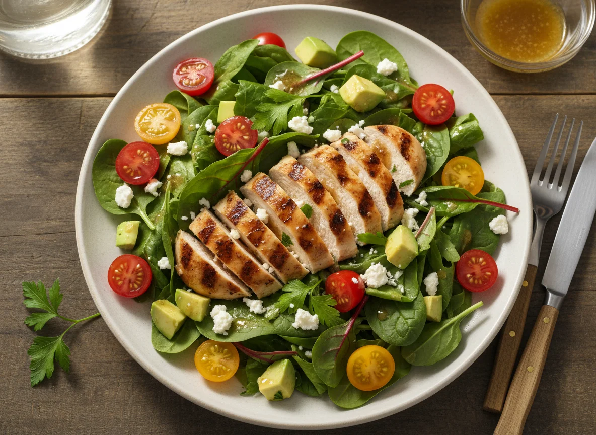 Grilled Chicken and Avocado Salad photo