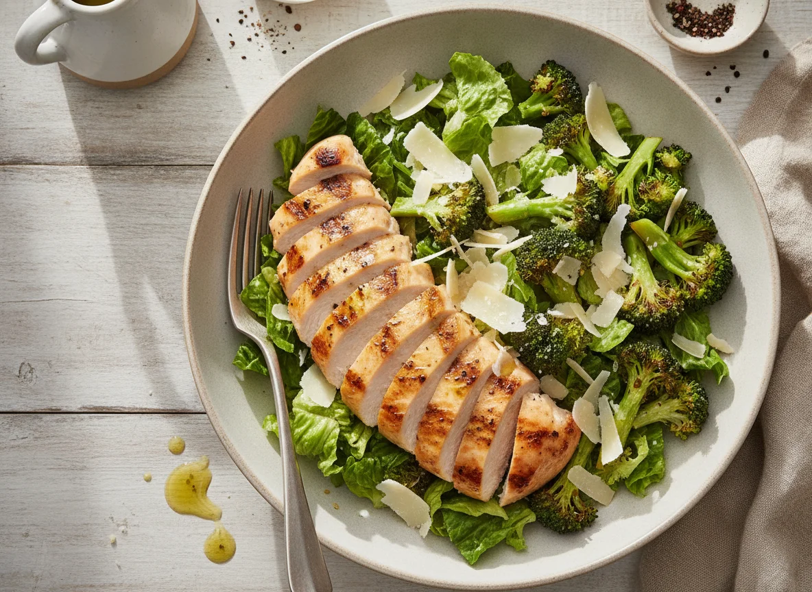 Grilled Chicken and Broccoli Salad Bowl photo