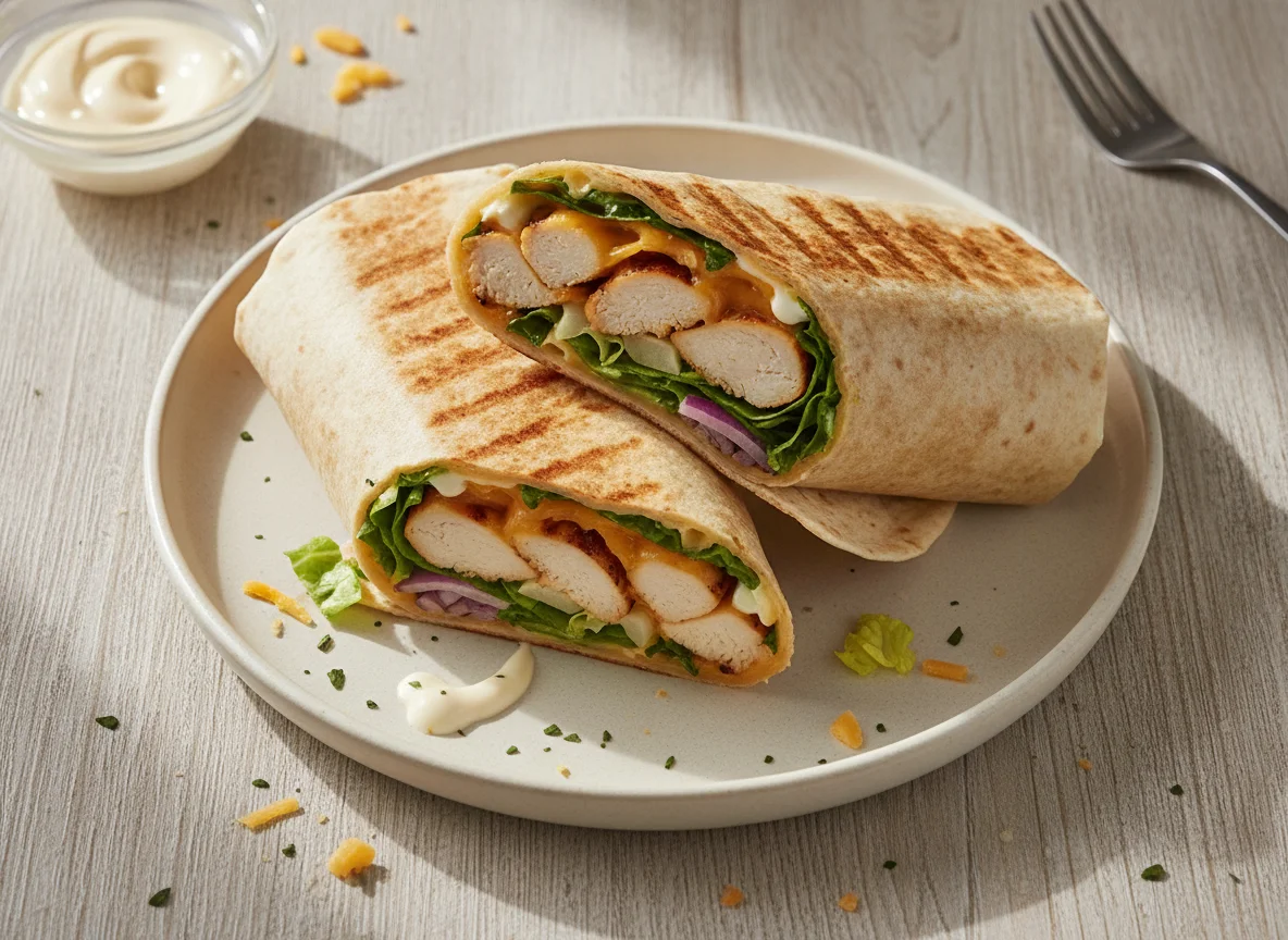 Grilled Chicken and Cheese Wrap photo