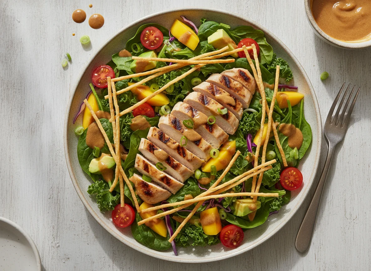 Grilled Chicken Asian Salad photo