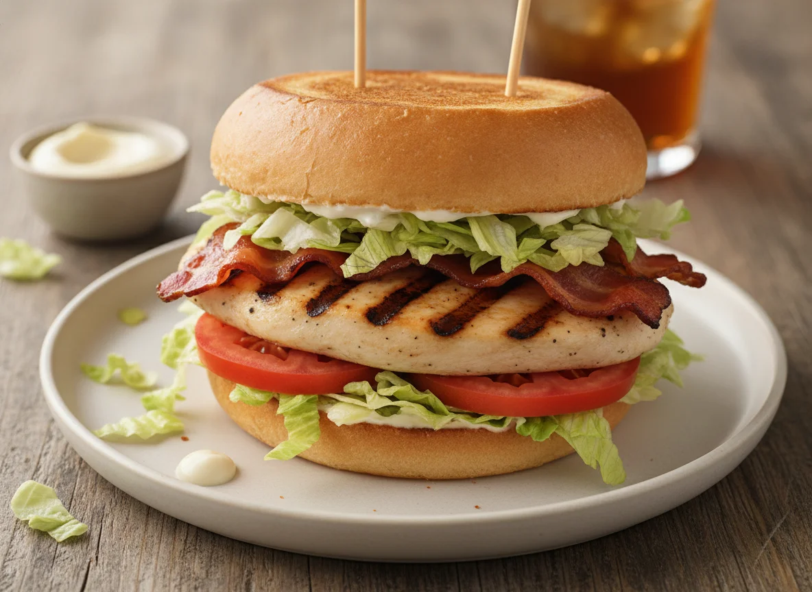 Grilled Chicken Club Sandwich photo