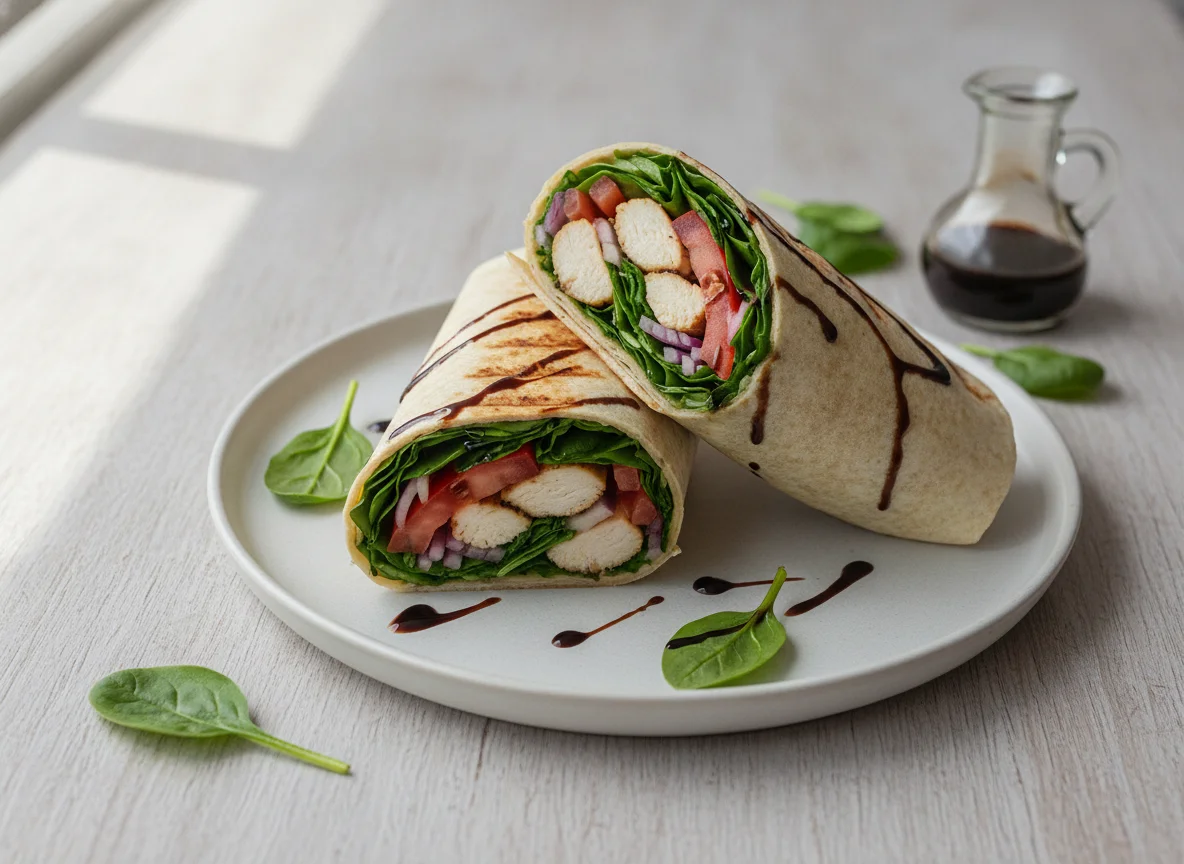 Grilled Chicken Salad Wrap photo