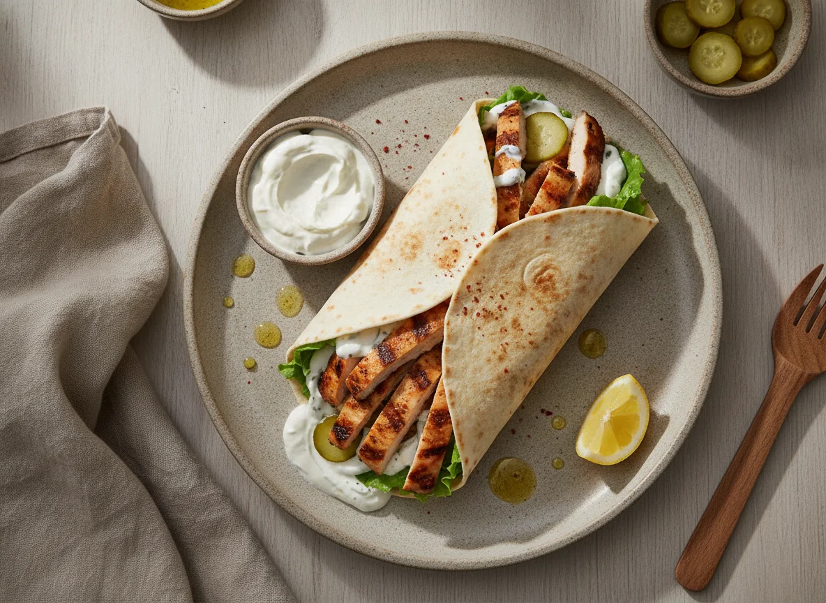 Grilled Chicken Shawarma Wrap photo