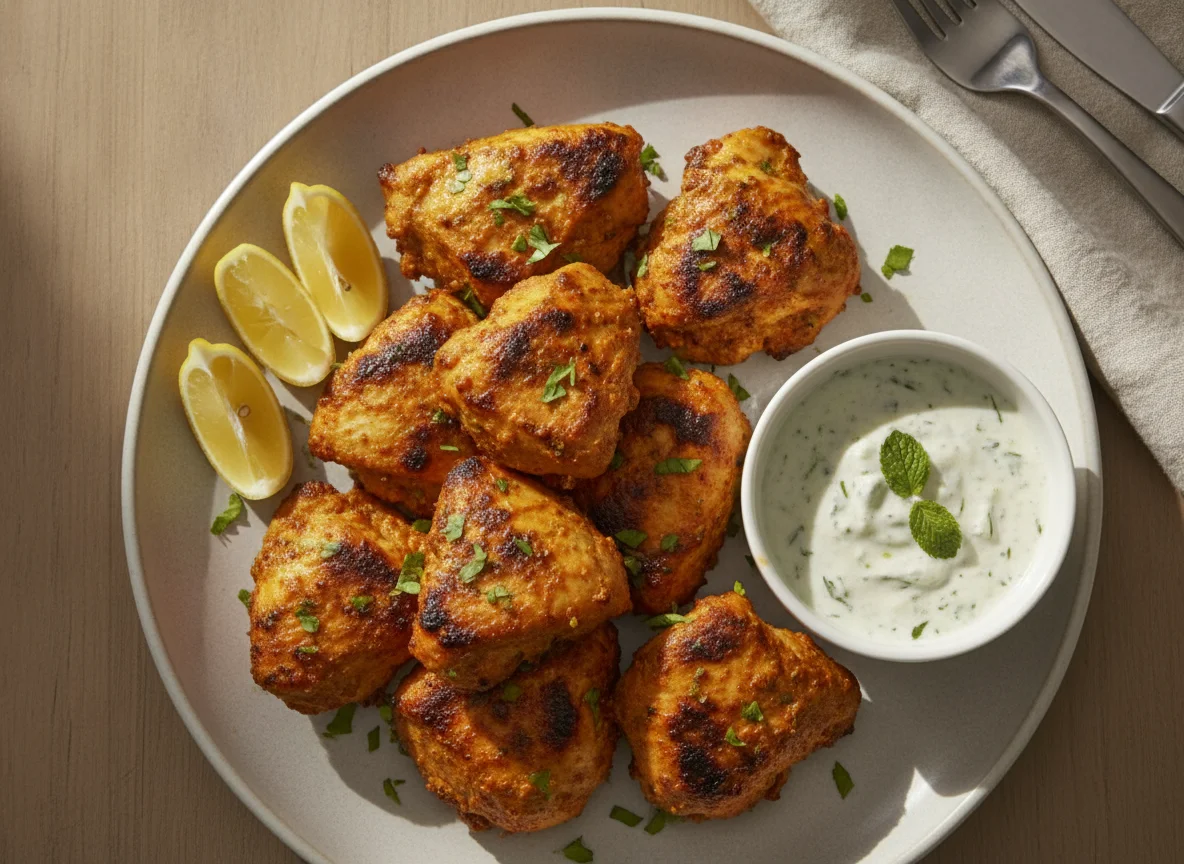 Grilled Chicken Tikka Pieces photo