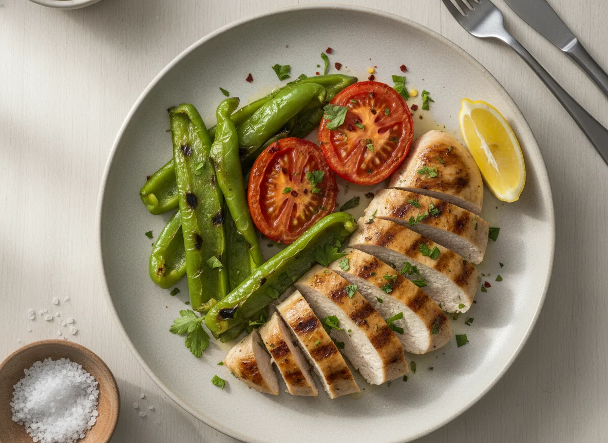 Grilled Chicken with Vegetables photo