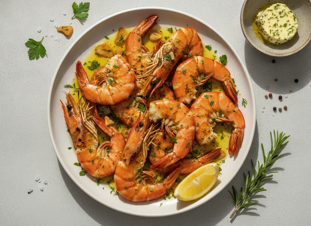 Grilled King Prawns photo