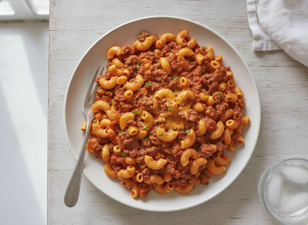 Ground Beef and Macaroni photo