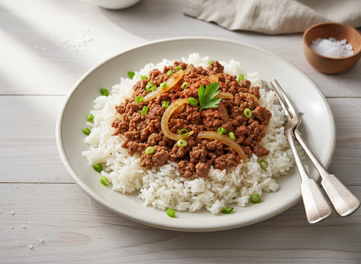 Ground Beef and Rice photo