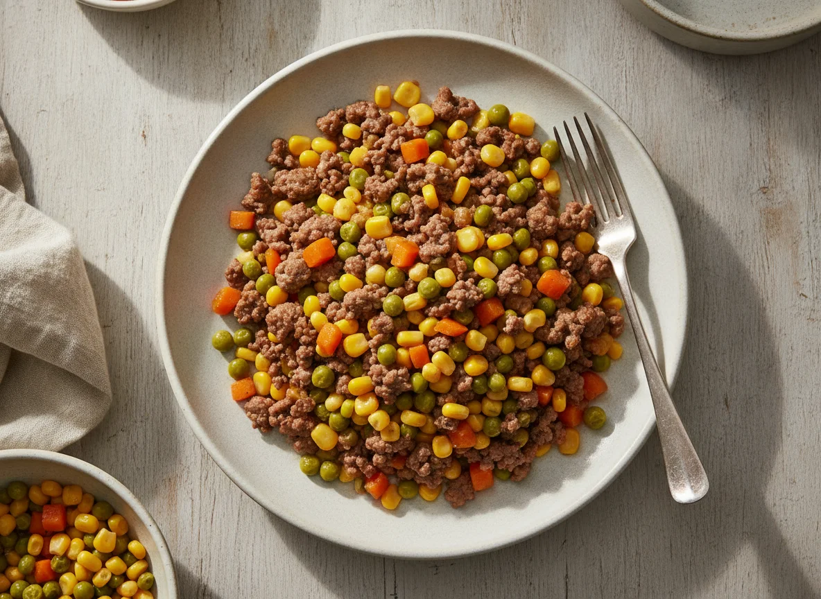 Ground Beef with Mixed Vegetables photo