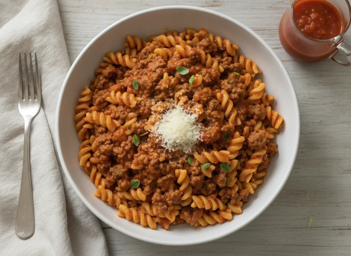 Ground Meat Pasta photo