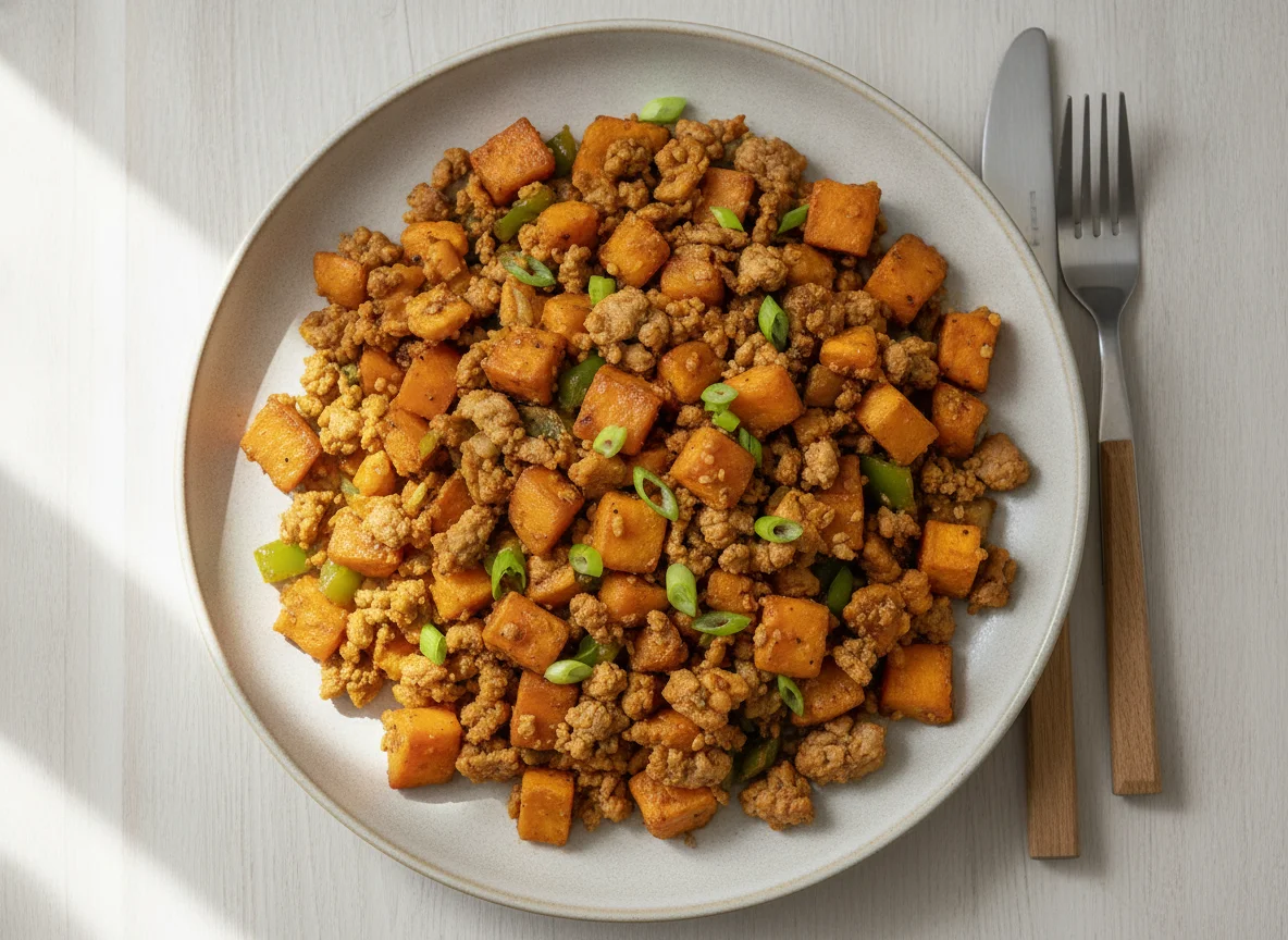 Ground Turkey and Sweet Potato Hash photo