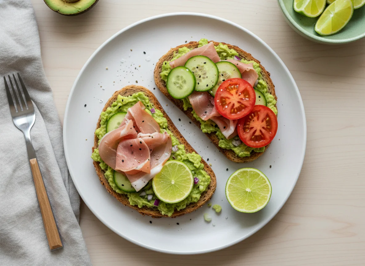 Guacamole and Ham Sandwich photo