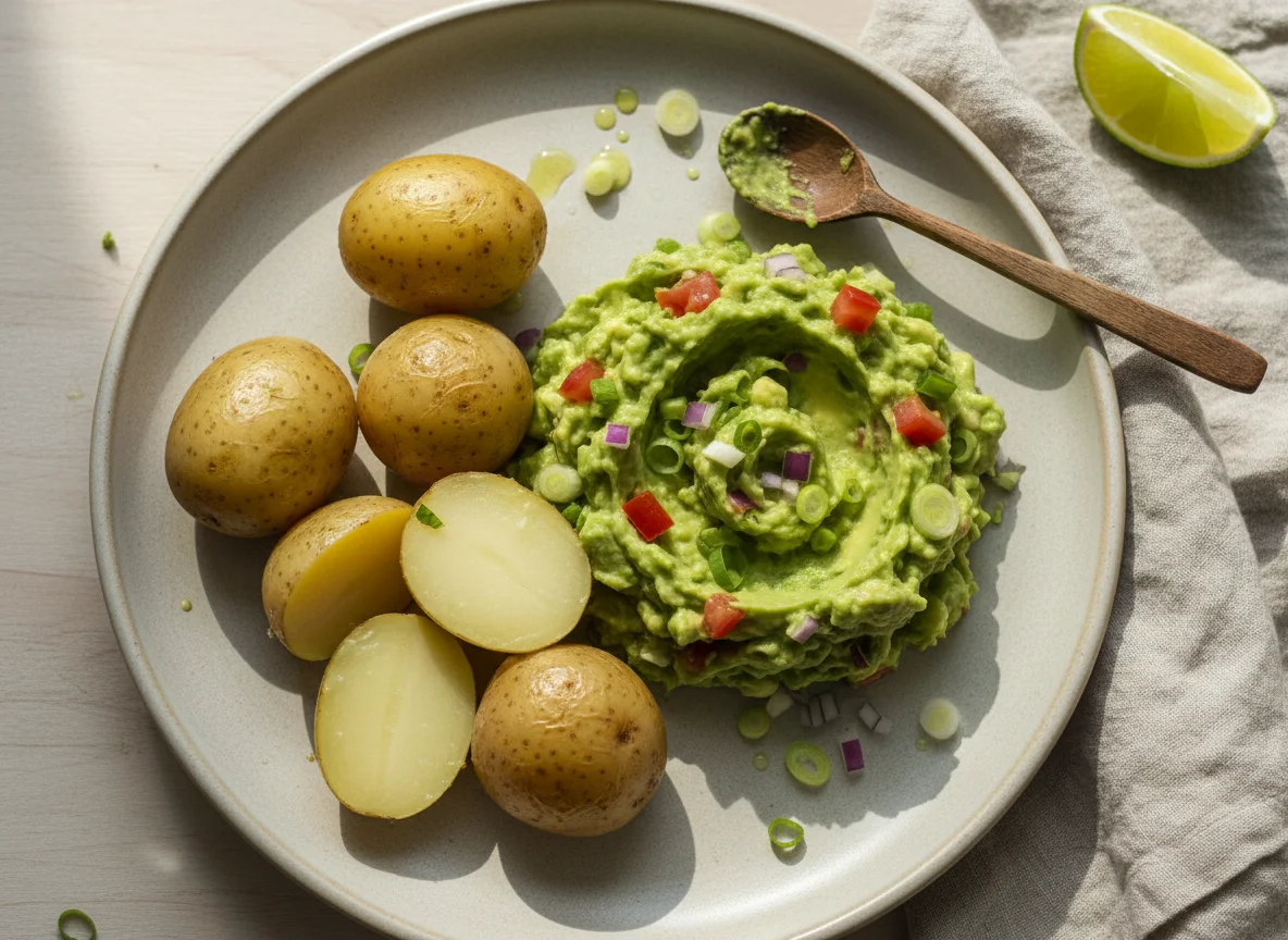 Guacamole with Boiled Potatoes photo