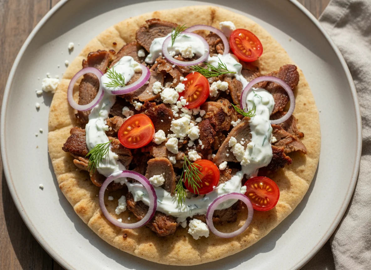 Gyro/Donair on Pita photo