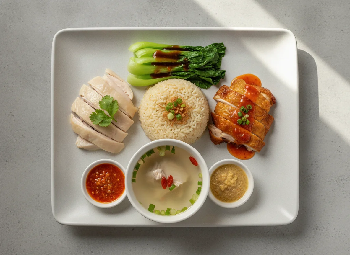 Hainanese Chicken Rice Set photo