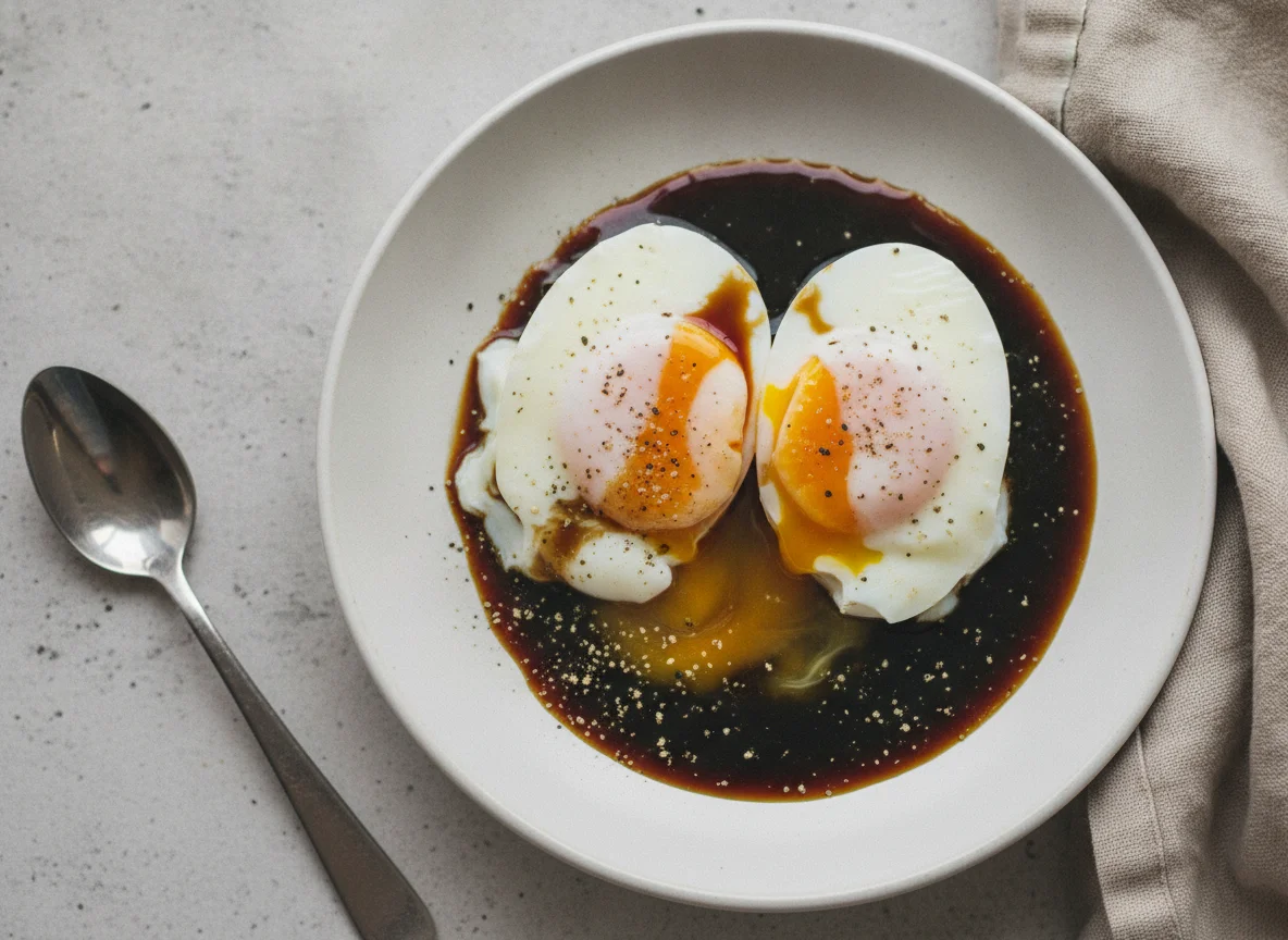 Half-boiled Eggs with Dark Soy Sauce photo