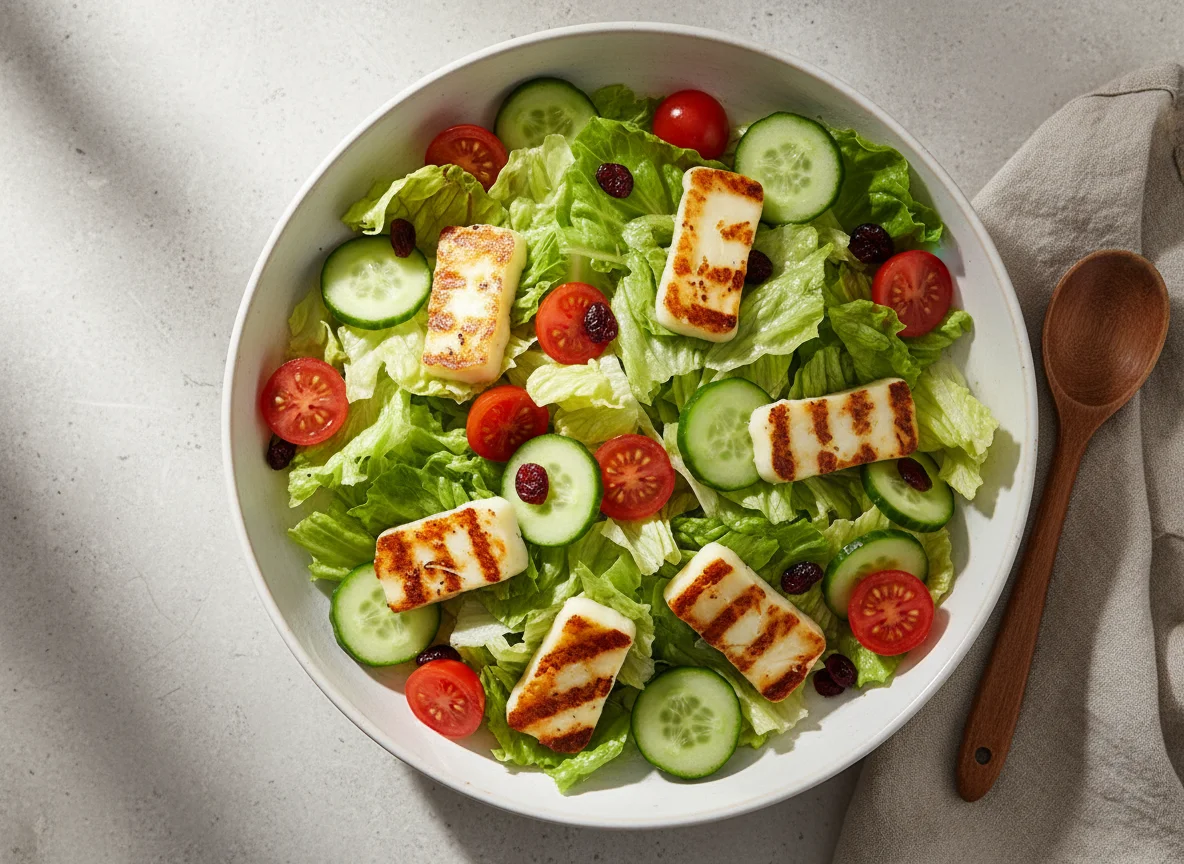 Halloumi and Salad Bowl photo
