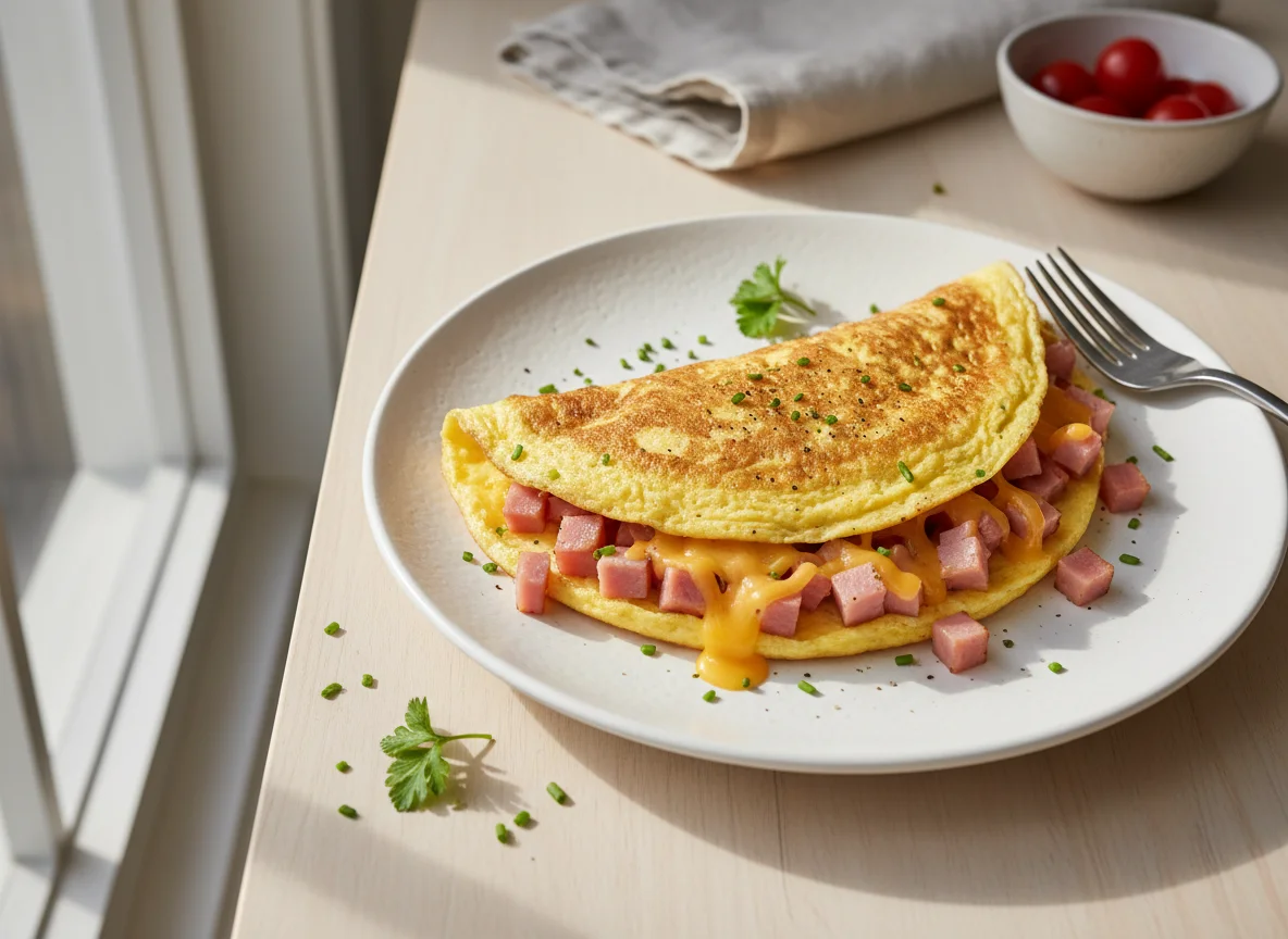 Ham and Cheese Omelet photo
