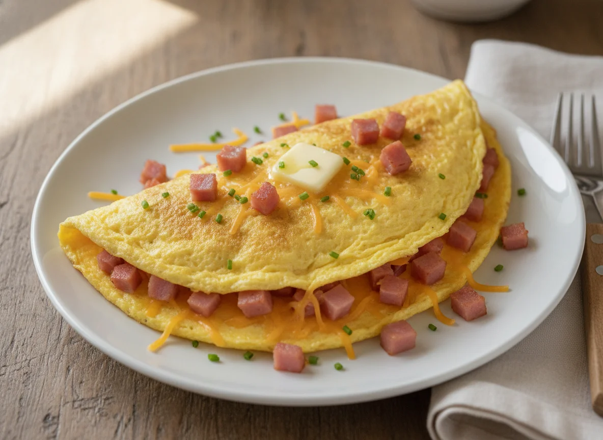Ham and Cheese Omelette photo