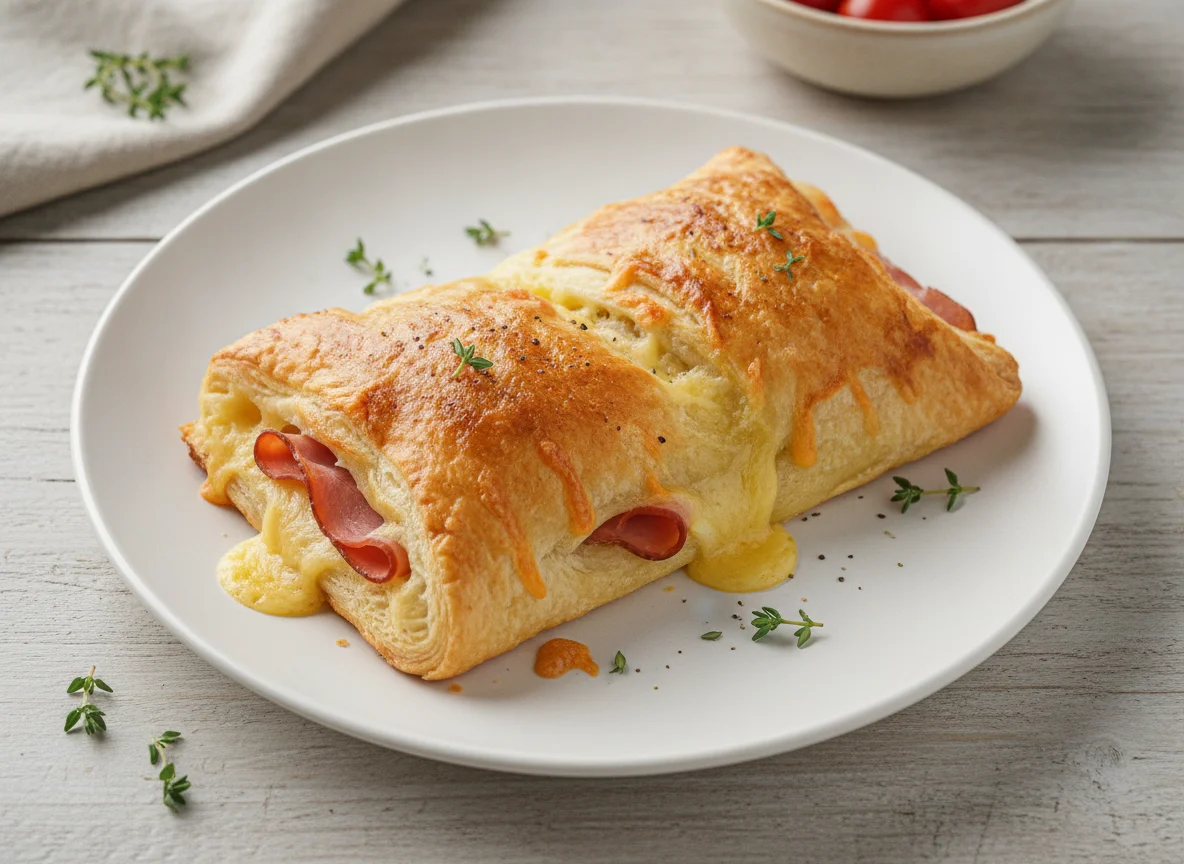 Ham and Cheese Puff Pastry photo