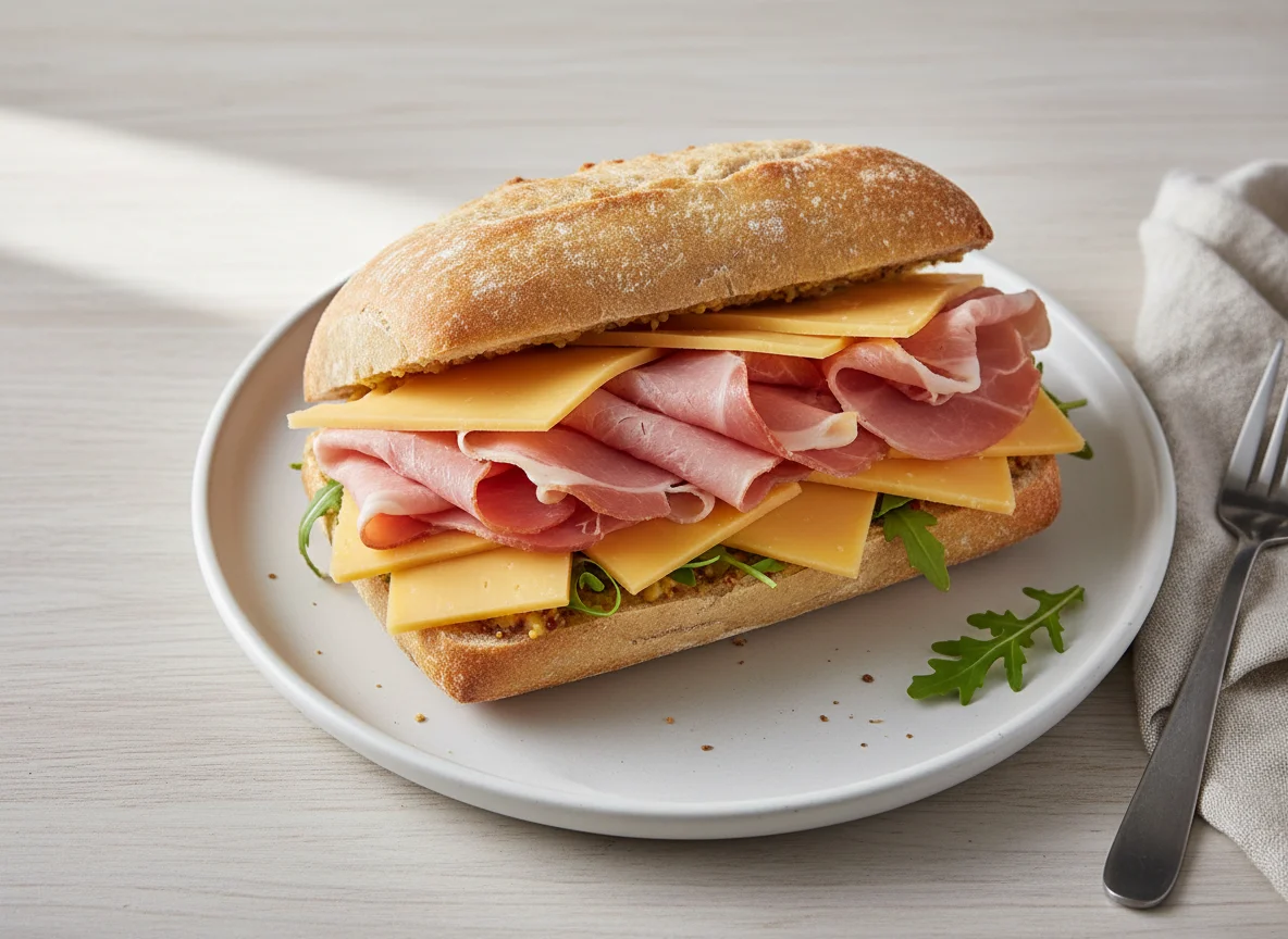 Ham and Cheese Roll photo