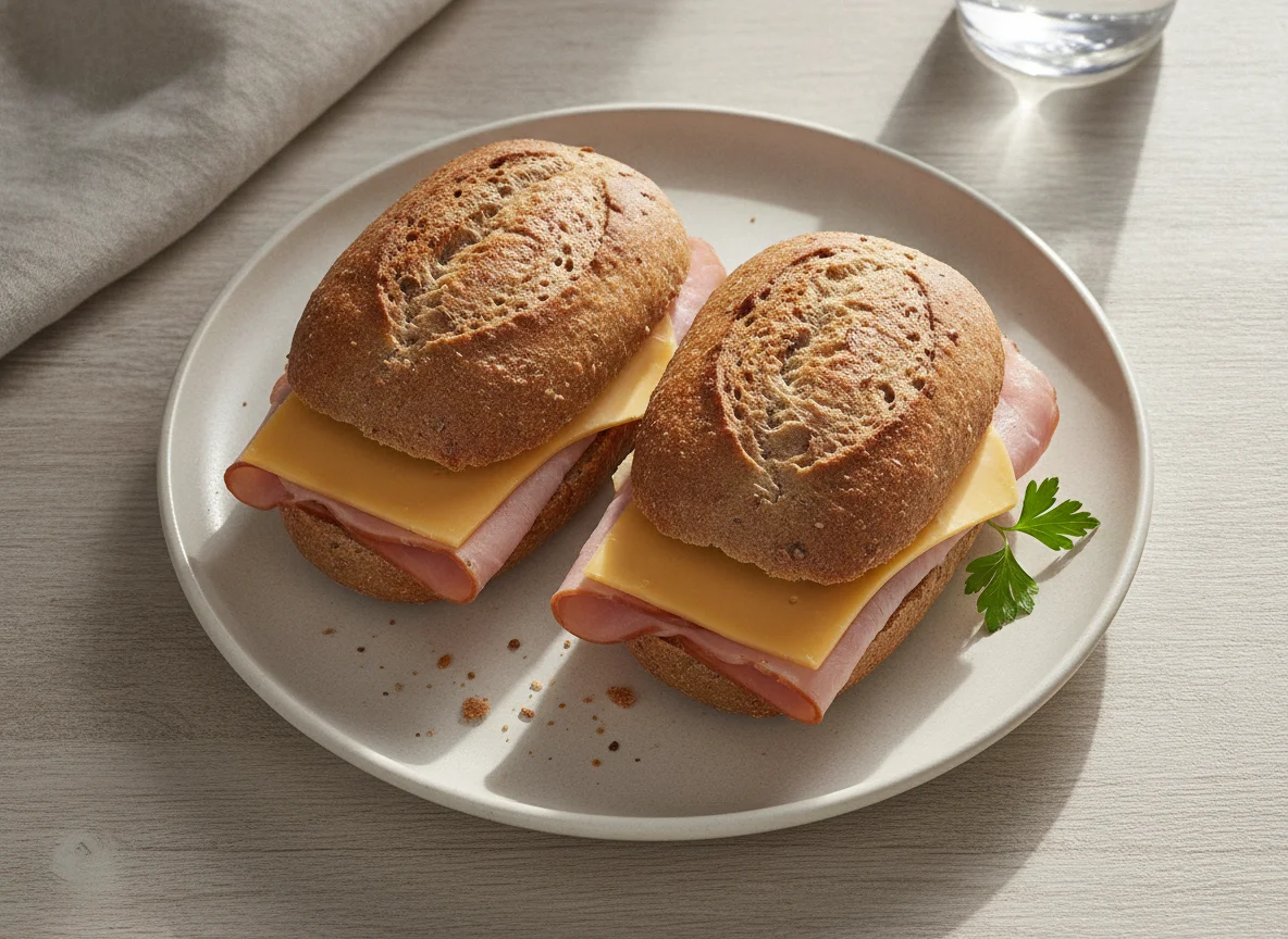 Ham and Cheese Rolls photo