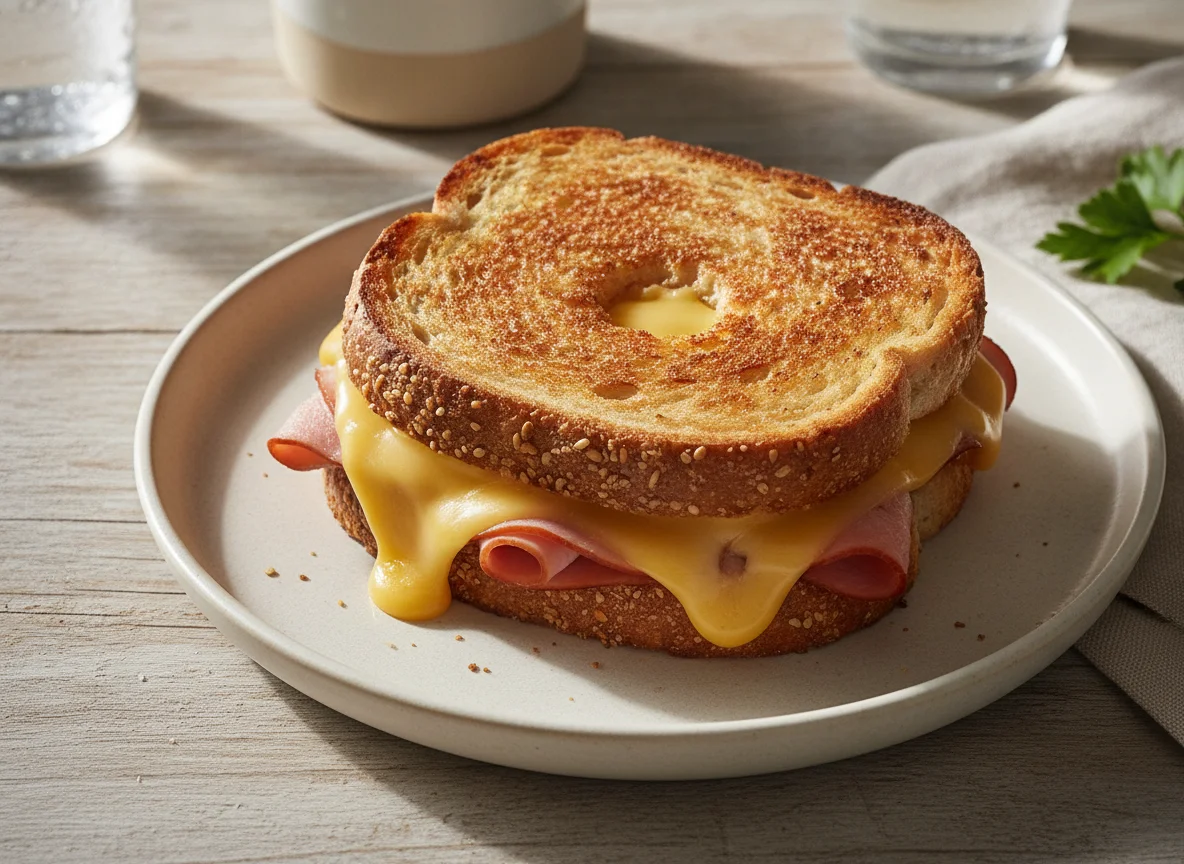 Ham and Cheese Toast photo