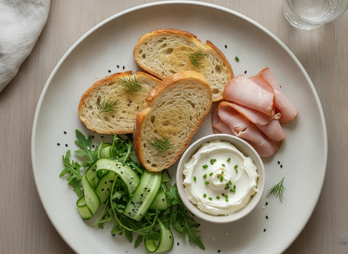 Ham and Cream Cheese Snack Box photo