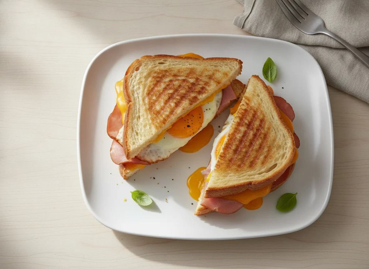 Ham and Egg Panini photo