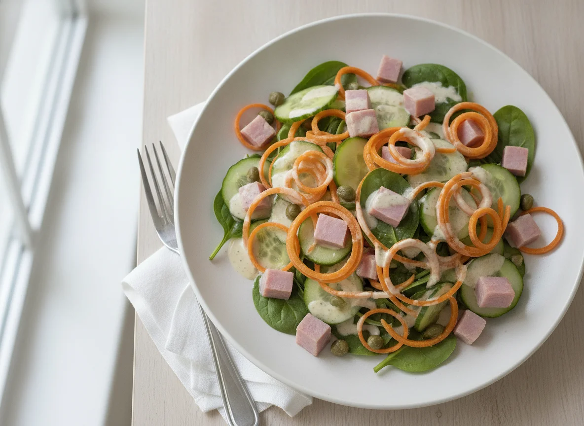 Ham and Mixed Vegetable Salad photo