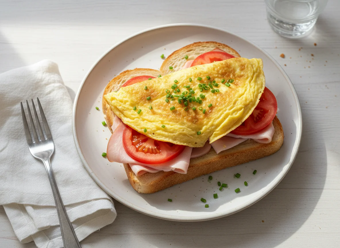 Ham and Omelette Toast photo