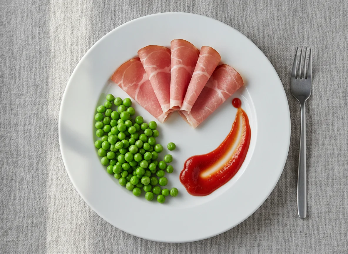 Ham, Peas and Ketchup photo