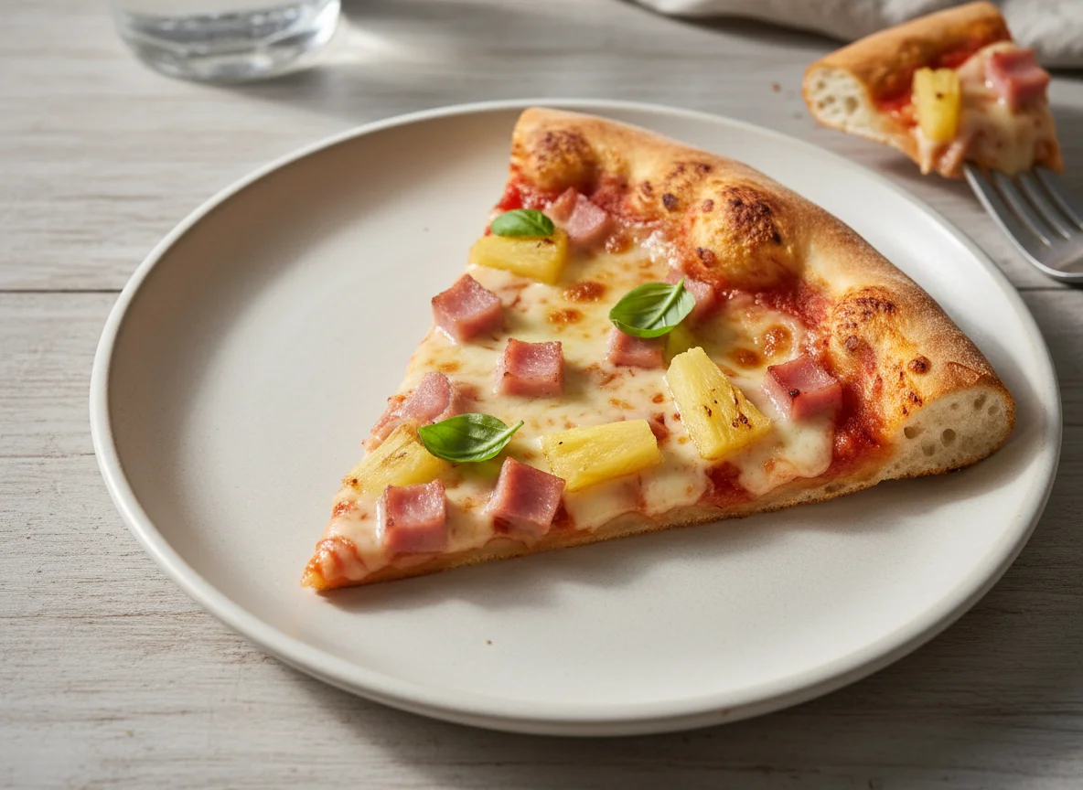 Hawaiian Pizza Slice photo
