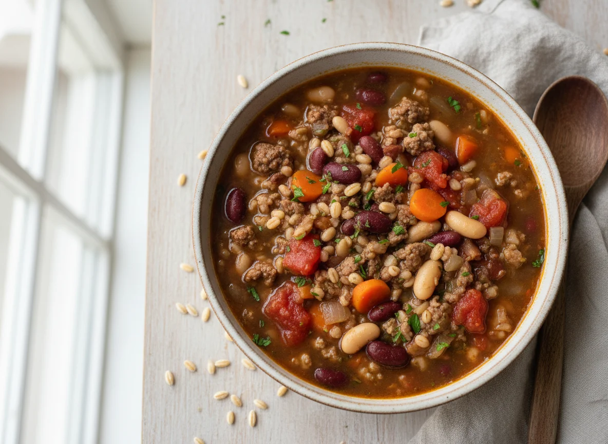 Hearty Beef and Barley Soup photo