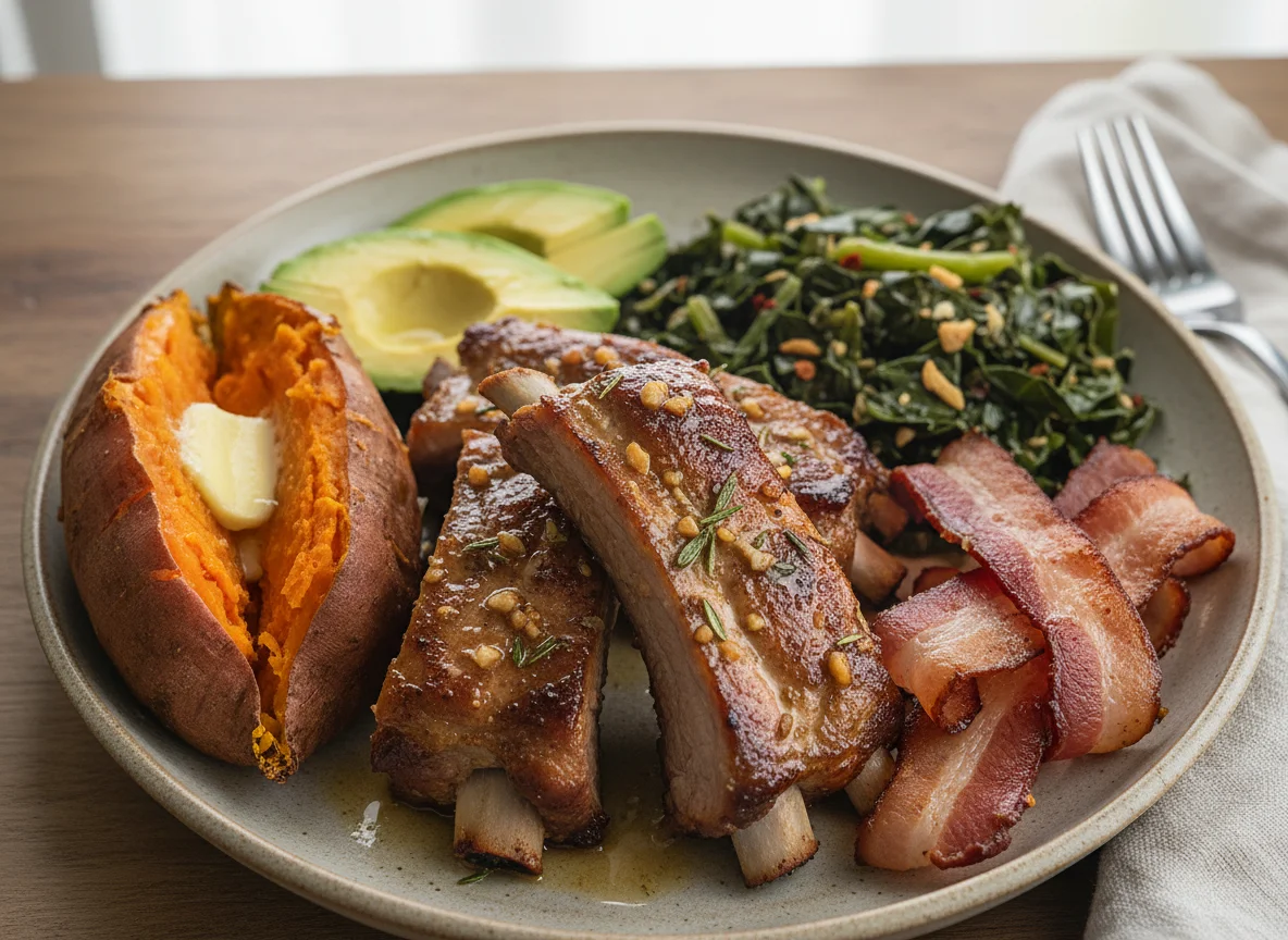 Hearty Meat and Vegetable Plate photo