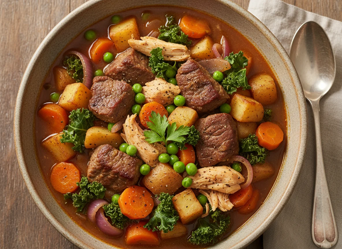Hearty Vegetable and Meat Stew photo