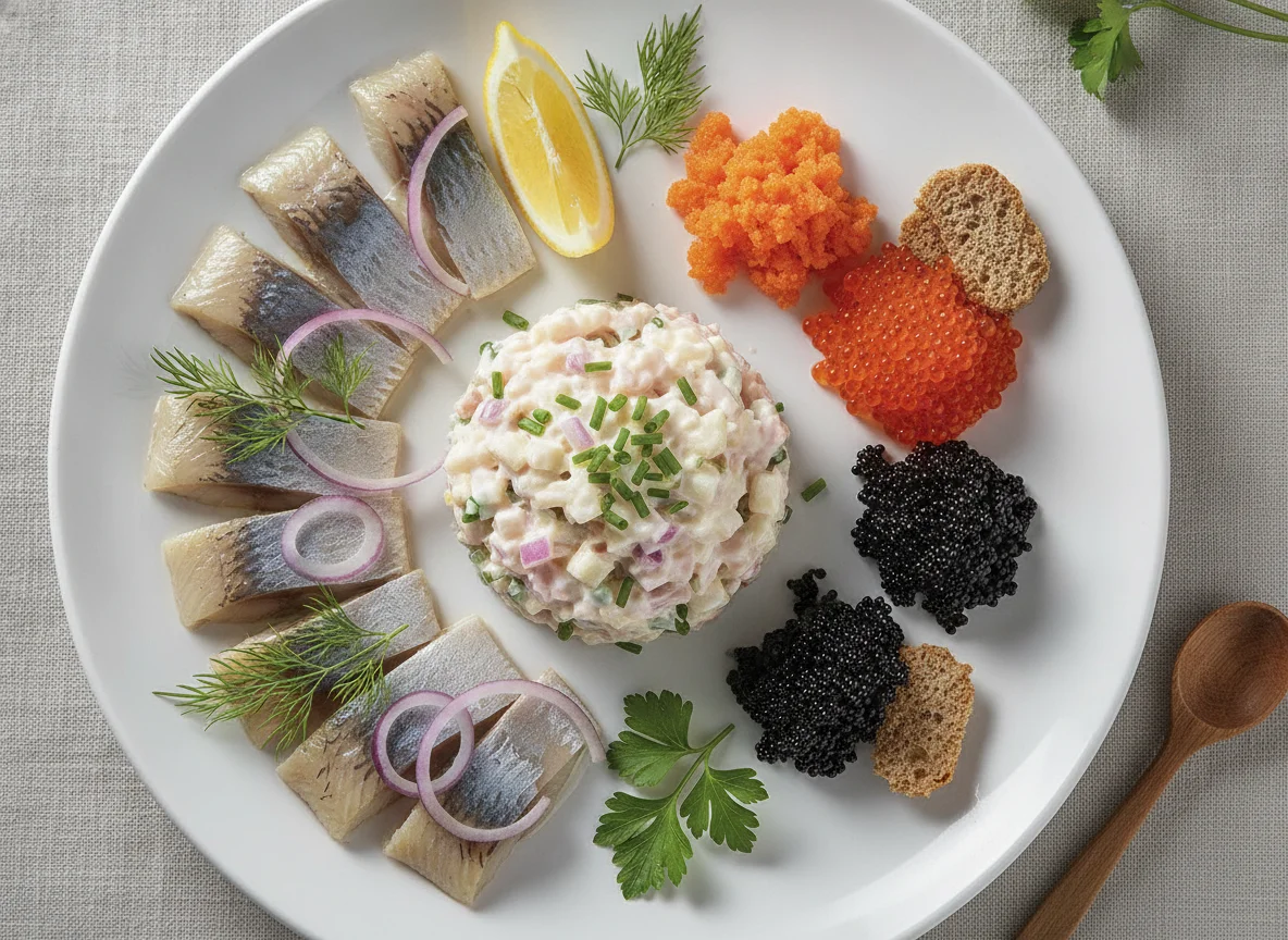 Herring and Roe Platter photo