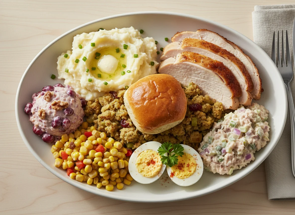 Holiday Meal Plate photo