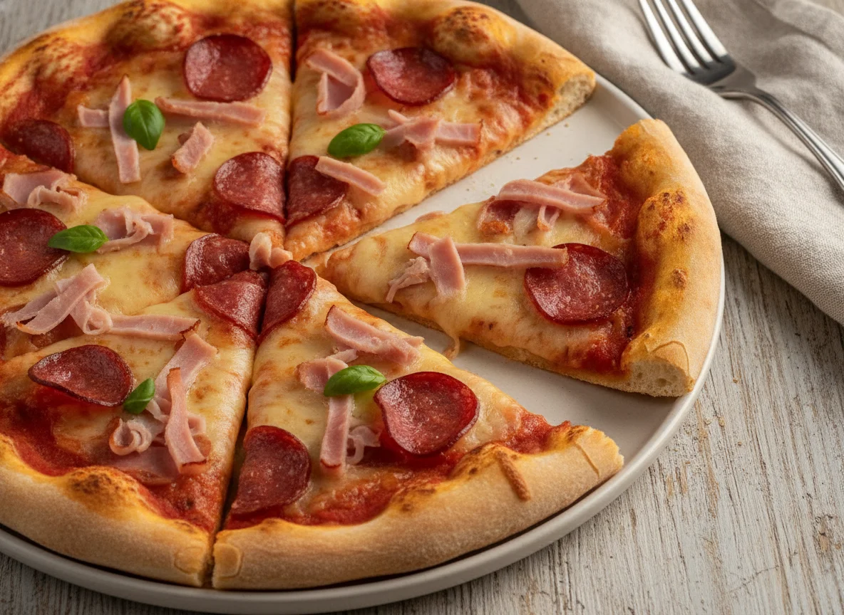 Homemade Pizza Slices photo
