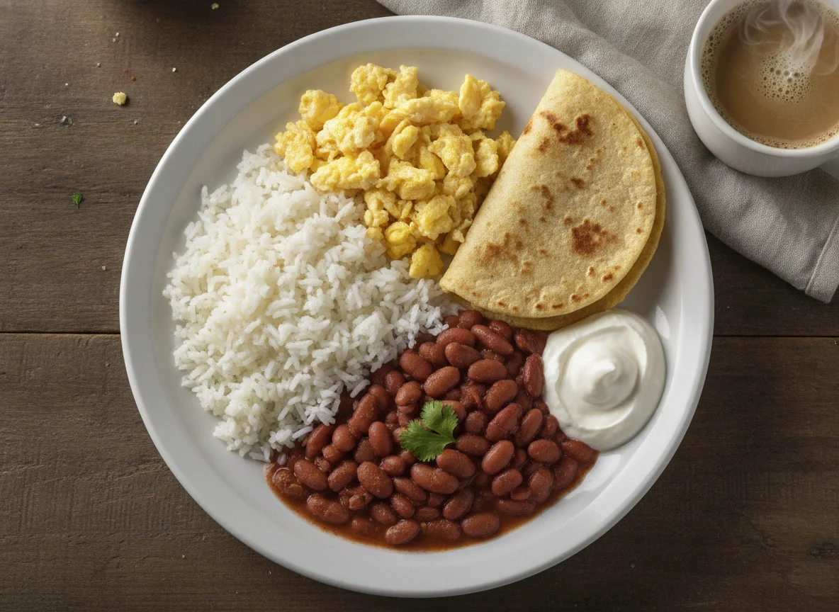 Honduran Breakfast Plate photo