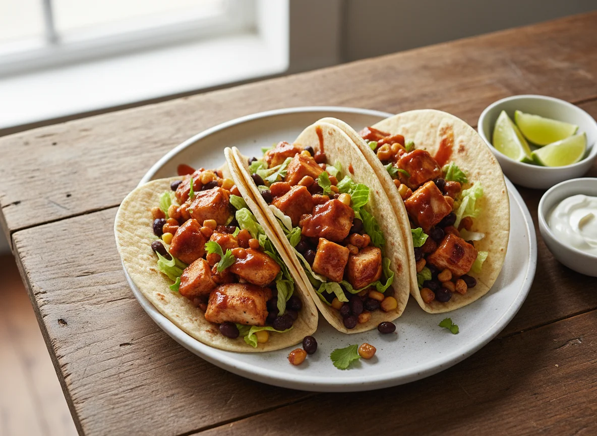 Honey Chipotle Chicken Tacos photo
