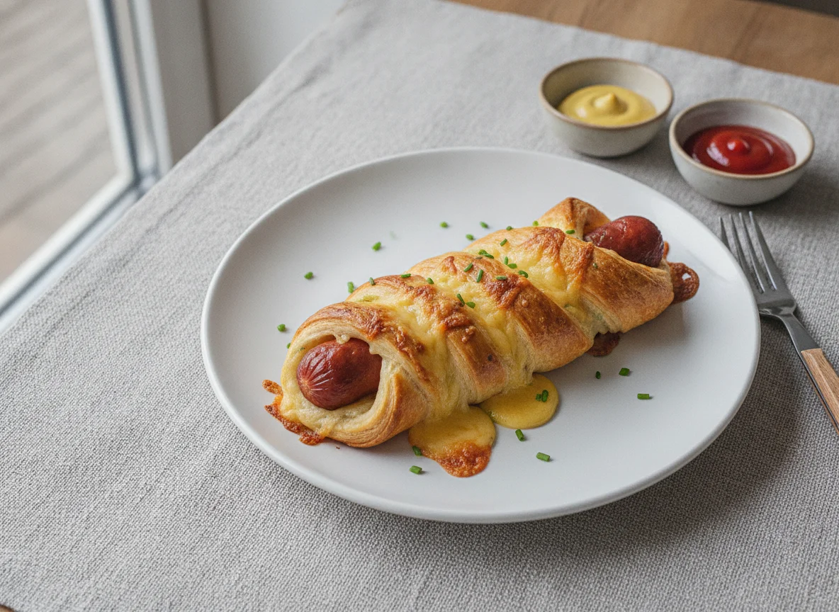 Hot Dog in Pastry photo