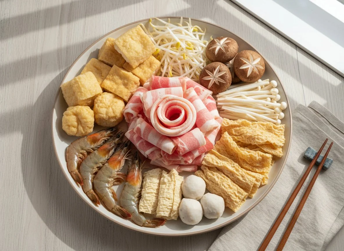 Hot Pot Ingredients Platter photo