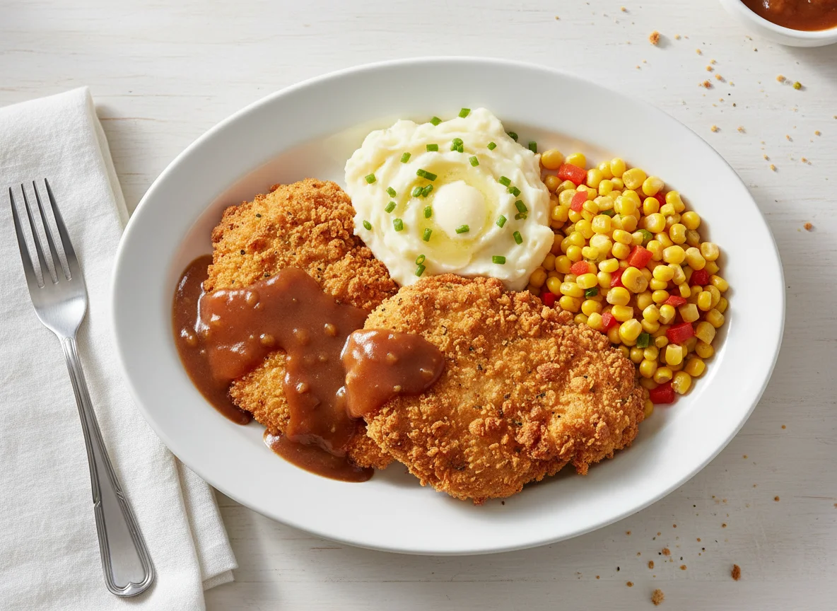 Hungry-Man Fried Chicken Cutlets Meal photo