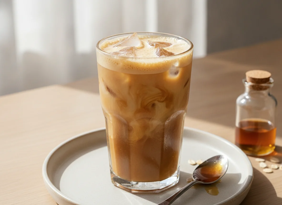 Iced Blonde Brown Sugar Oat Shaken Espresso photo