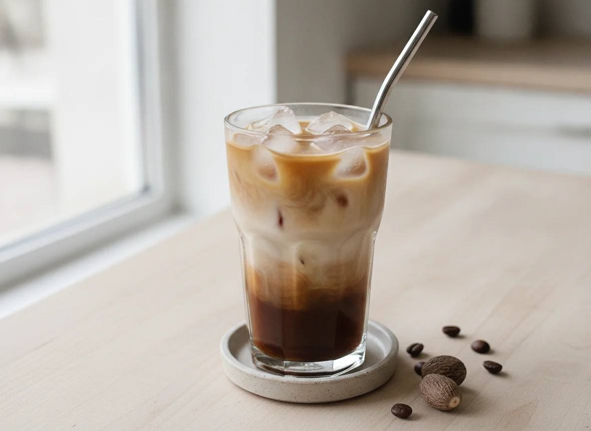Iced Coffee with Lactose-Free Milk photo