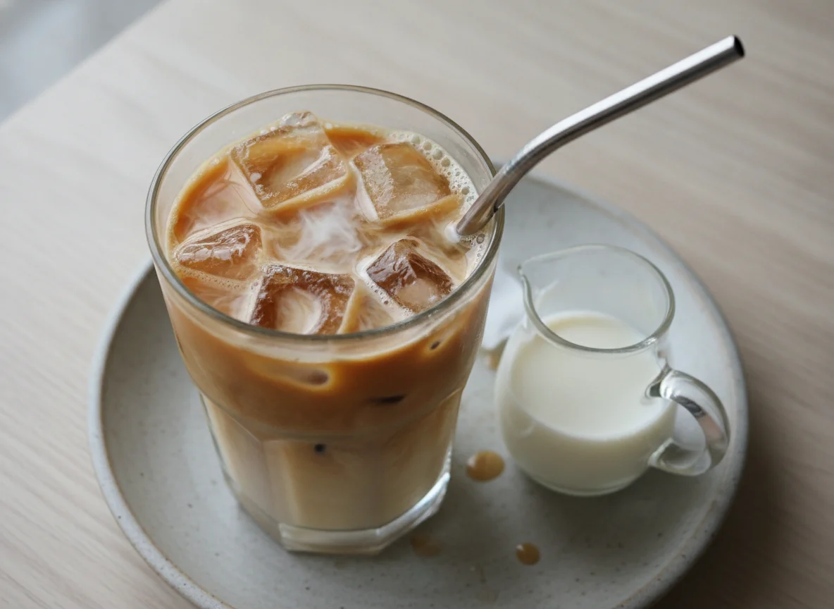 Iced Coffee with Two Percent Milk photo